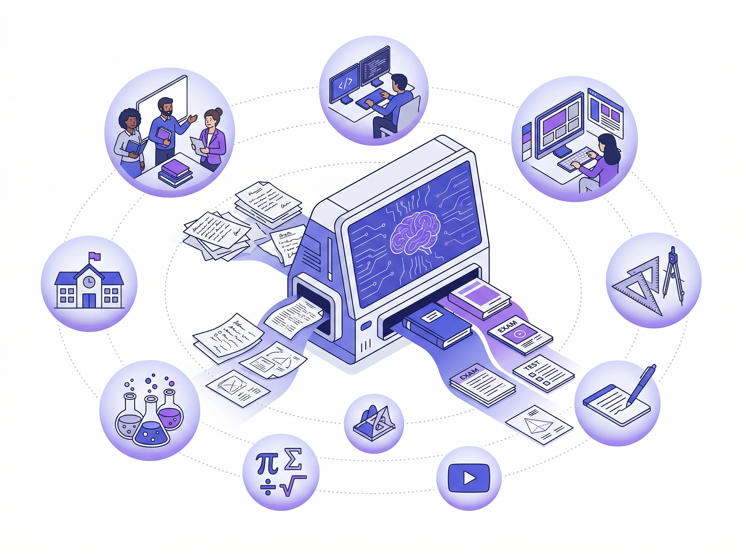 VersaLaTeX — Yapay zeka destekli eğitim yayıncılığı platformu